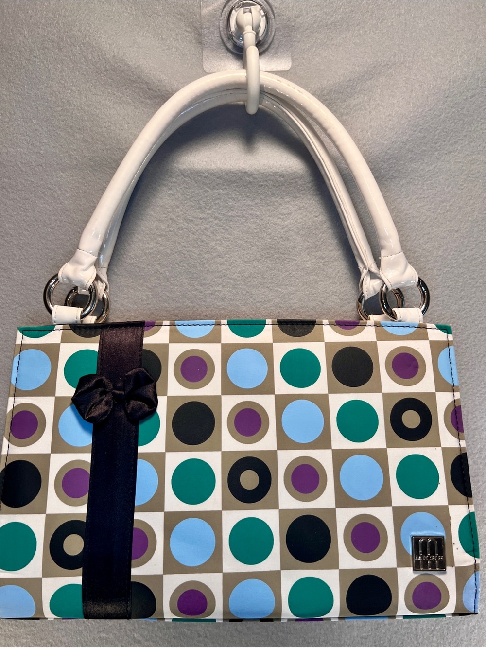 Miche Classic White Base Bag with Retired Lizzy Shell – Multicolor Geometric
